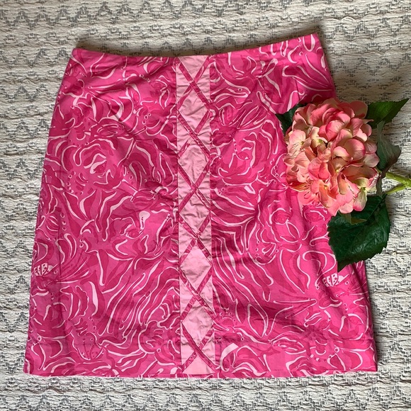 Lilly Pulitzer Dresses & Skirts - 🍃🌸 Lilly Pulitzer Pink Skirt Size 6